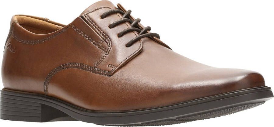 Clarks NU 21% KORTING Veterschoenen Tilden_Plain met comfortabel voetbed