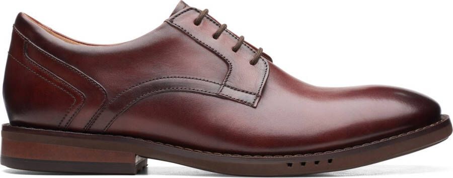 Clarks Bruine Veterschoenen voor Formele Gelegenheden Brown Heren