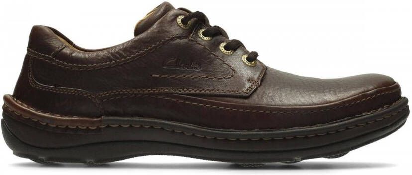 Clarks Veterschoenen NATURE THREE Vrijetijdsschoen lage schoen veterschoen met uitneembare voetbed