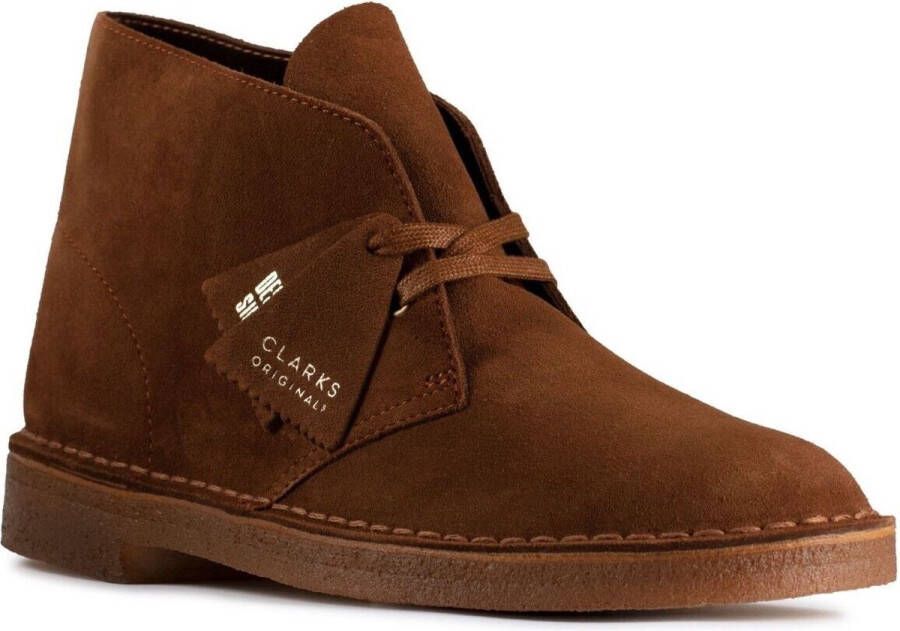 Clarks DESERT BOOT Volwassenen Heren sneakersHeren veterschoenVrije tijd half-hoog Cognac