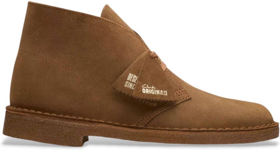 Clarks DESERT BOOT Volwassenen Heren sneakers Heren veterschoenVrije tijd half-hoog Cognac