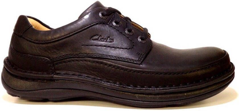 Clarks Veterschoenen NATURE THREE Vrijetijdsschoen lage schoen veterschoen met uitneembare voetbed