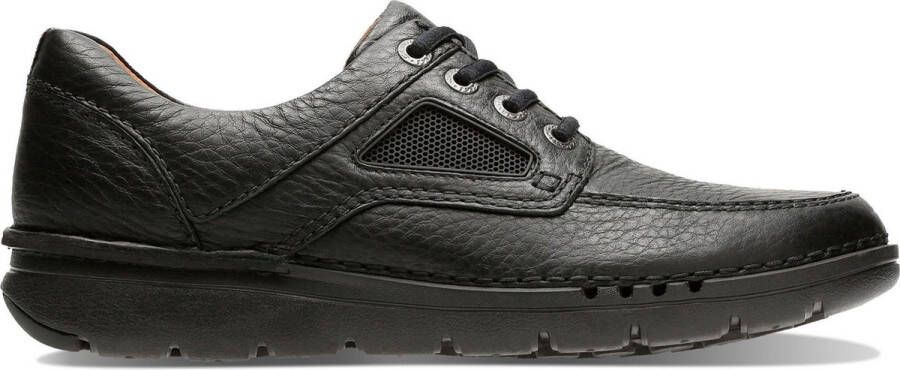 Clarks Casual Veterschoenen Unnature Time Black Heren