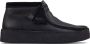 Clarks Zwarte Leren Mocassin Lifestyle Schoen Black Heren - Thumbnail 1
