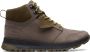 Clarks Bruin Leren Slip On Enkellaarzen Brown Heren - Thumbnail 1