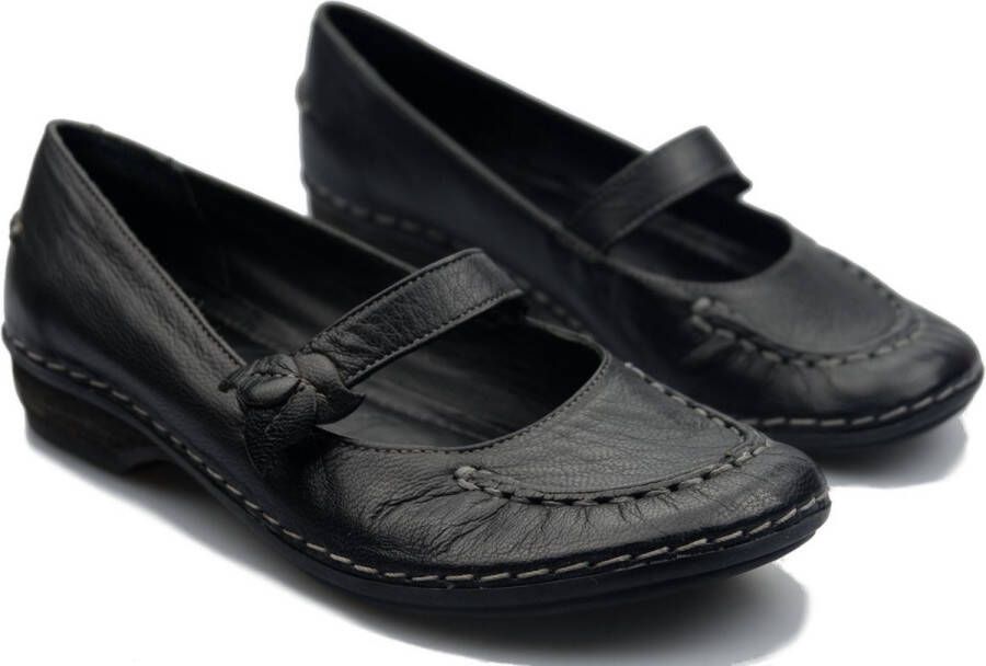Clarks Husky Jade dames ballerina zwart