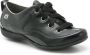 Clarks Inca Lace Leren Sneakers Zwart Dames - Thumbnail 3