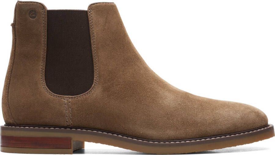 Clarks Heren schoenen Jaxen Chelsea G Taupe