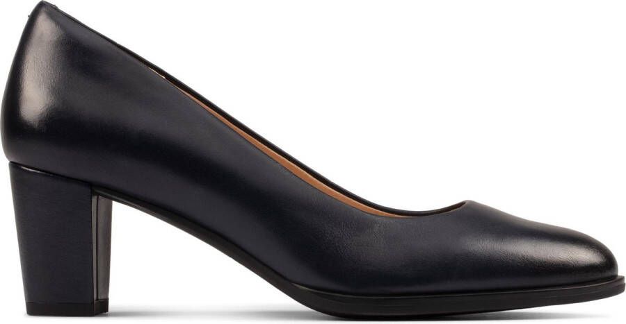 Clarks Kaylin60Court2 Pumps Navy Leather