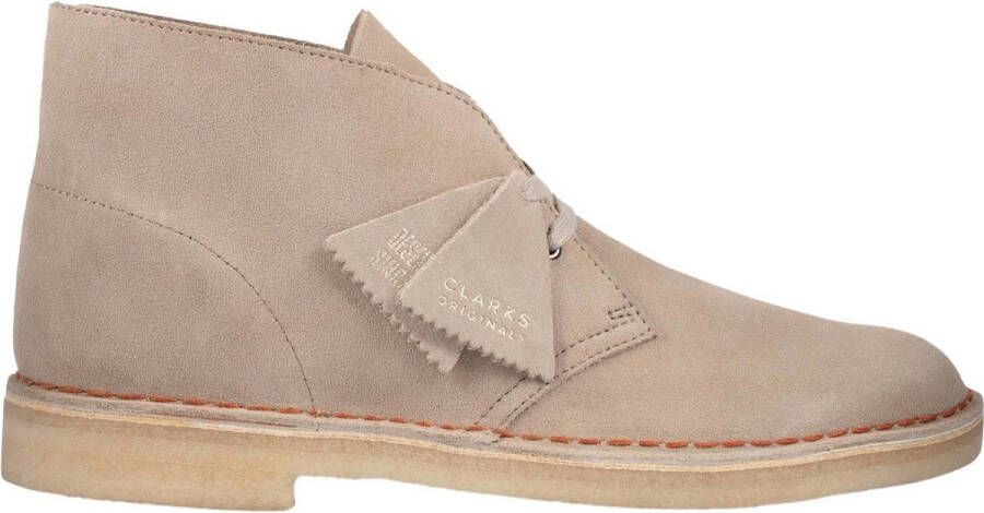 Clarks DESERT~BOOT~~~~~~~~~~~~~~~~~~~ Vrije tijd half-hoogHeren veterschoenHeren sneakers Wit beige