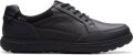 Clarks Waterdichte heren veterschoen Black - Zwart