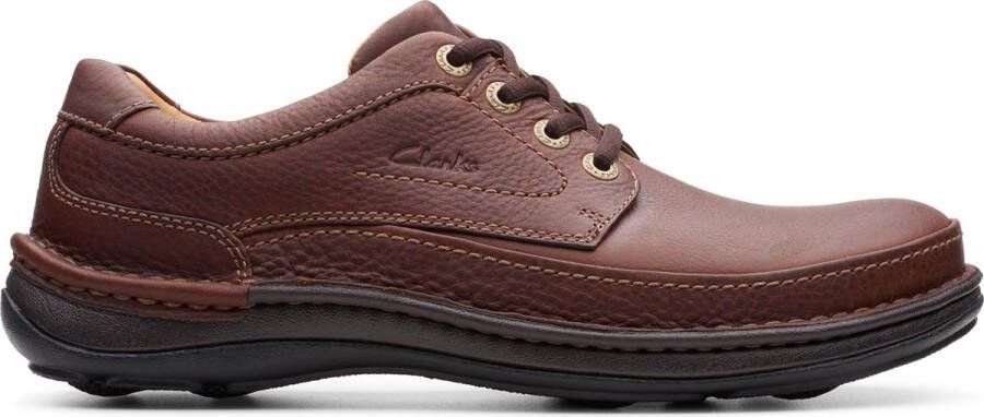 Clarks Veterschoenen NATURE THREE Vrijetijdsschoen lage schoen veterschoen met uitneembare voetbed