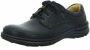 Clarks Nature Three Heren Veterschoenen Black Leather - Thumbnail 1