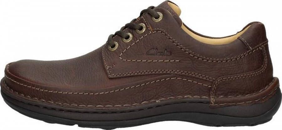 Clarks Veterschoenen NATURE THREE Vrijetijdsschoen lage schoen veterschoen met uitneembare voetbed