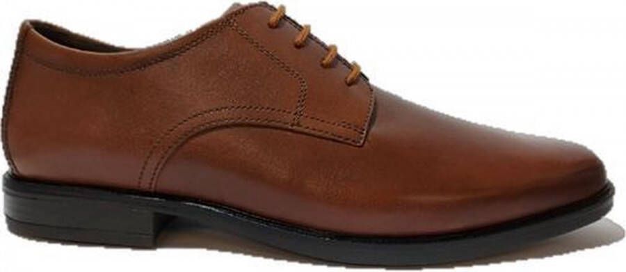 Clarks Nette Schoenen Howard Walk 26162017 Wijdte H Cognac