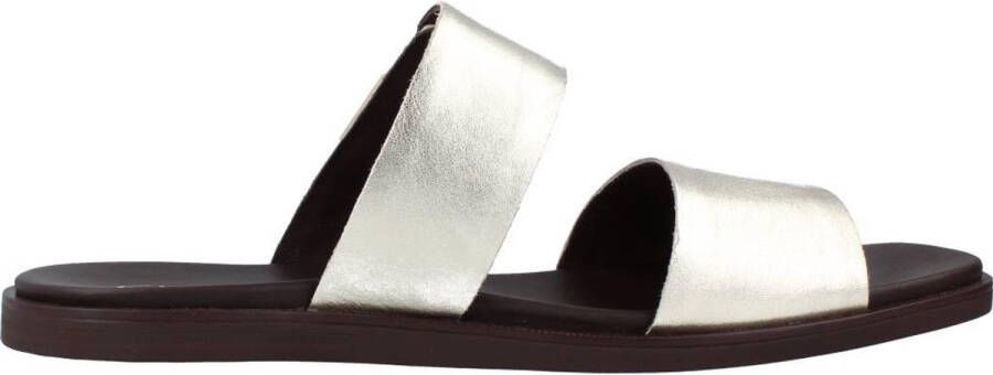 Clarks Sliders Yellow Dames