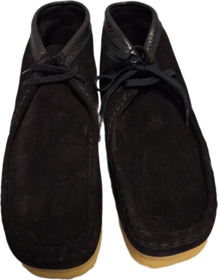 CLARKS ORIGINAL CLARKS-WALLABEE-BLACK SUEDE-OMYX ZOOL