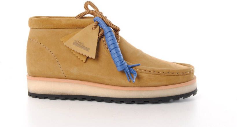 Clarks Originals Clarks heren veterboot Wallabee Scout nubuck camel