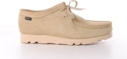Clarks Originals HerenWallabee veterschoen waterdicht beige suède