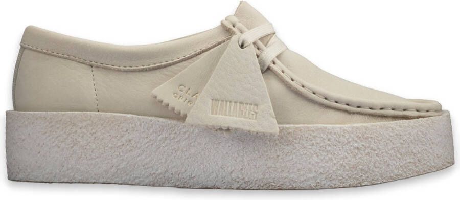 Clarks Originals Wallabee Cup Dames Lage sneakers Dames Wit