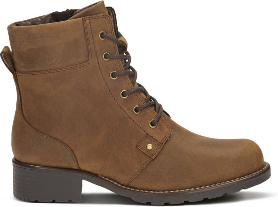 Clarks Orinoco Spice Dames Veterboot Brown Snuff - Foto 10