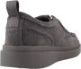 Clarks Polden Moc grijs leren schoenen - Thumbnail 1