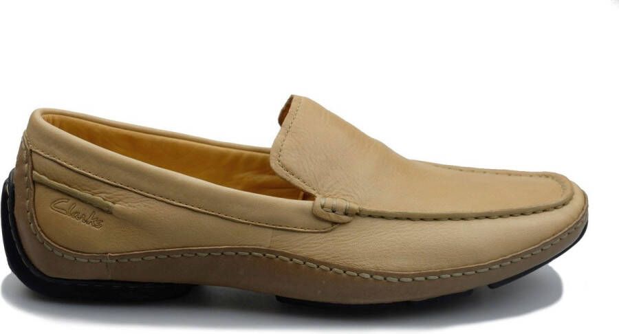 Clarks Leren Instappers voor Heren Beige Heren