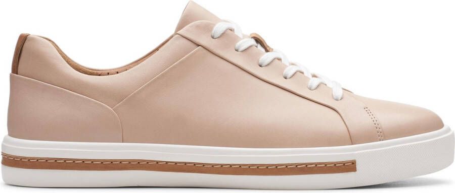 Clarks Un Maui Lace Veterschoenen Dames Roze Nude Leather