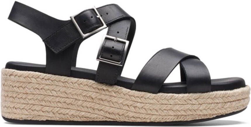 Clarks Sandalettes Women Kimmei Buckle Black Combi