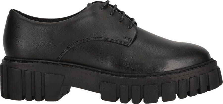 Clarks Zwarte Leren Veterschoenen