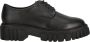 Clarks Zwarte Leren Veterschoenen - Thumbnail 1