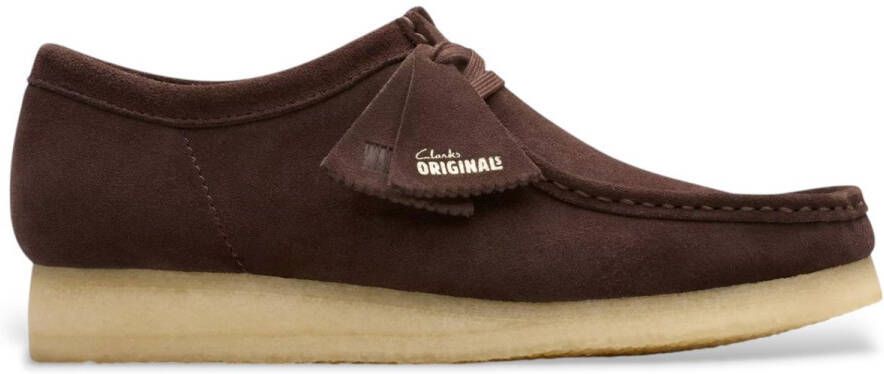 Clarks Donkerbruine Suède Heren Mocassin Schoen Brown Heren