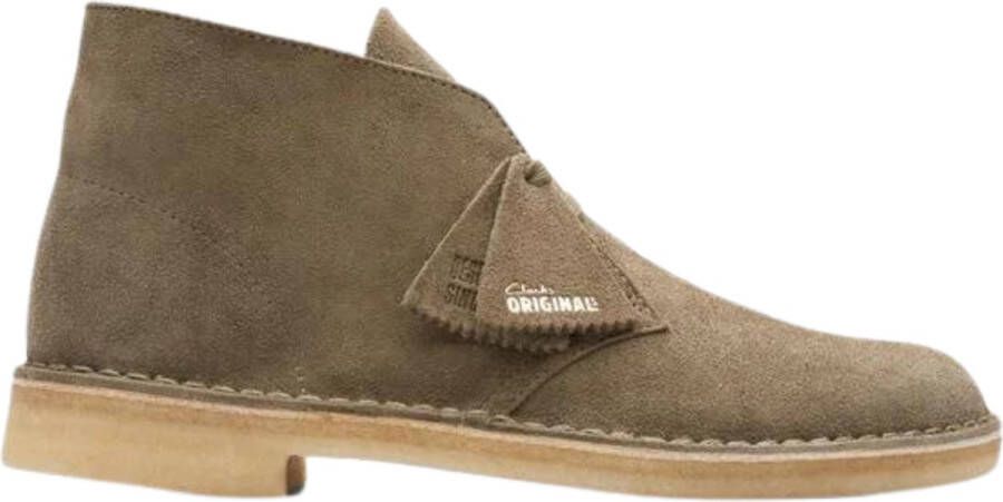 Clarks Groene Enkellaarzen voor Mannen Green Heren