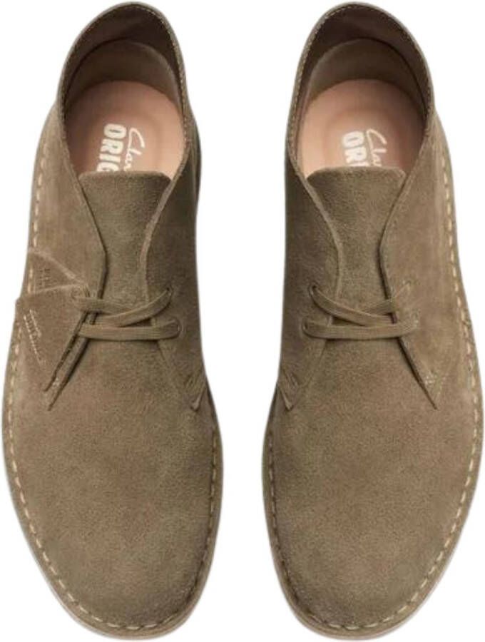 Clarks Schoenen Khaki Desert Veterschoenen Khaki Desert