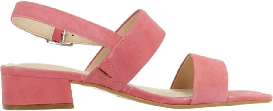 Clarks Flat Sandals Pink Dames