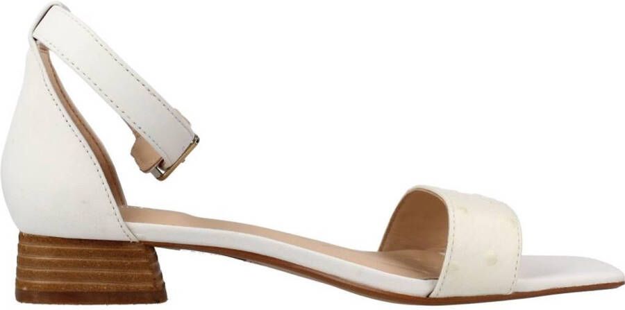 Clarks High Heel Sandals White Dames