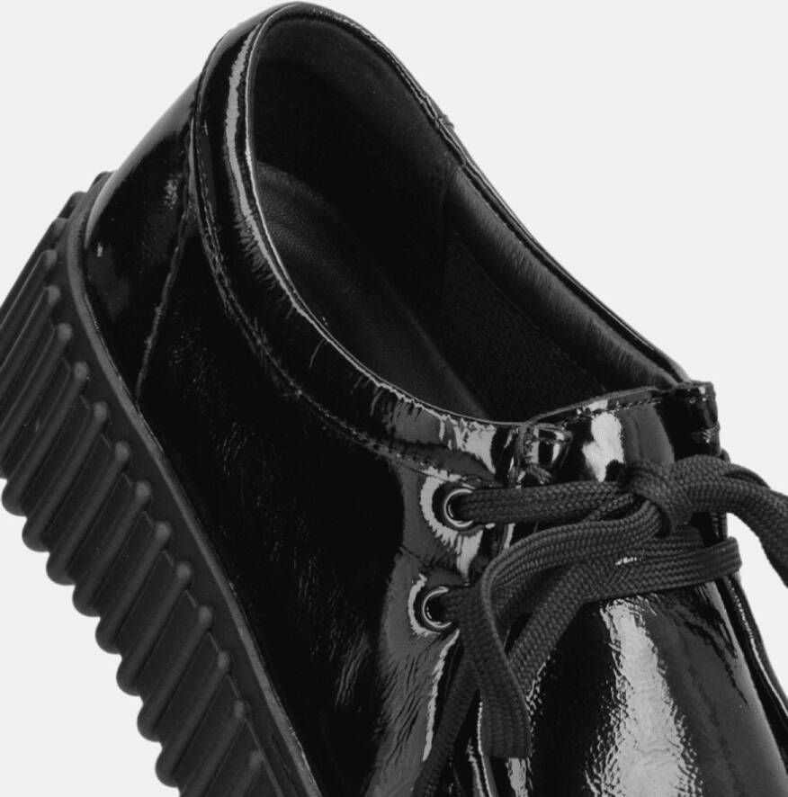 Clarks Stijlvolle Veterschoenen voor Heren Black Dames