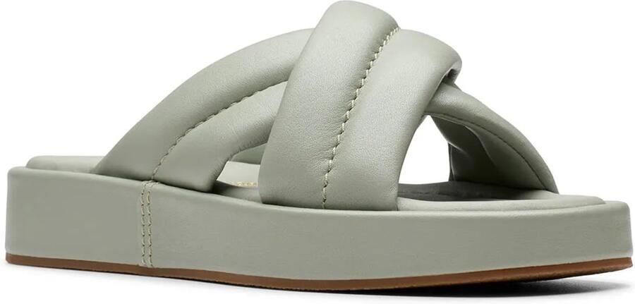 Clarks Shoes Alda Glide Sandalen Groen 1 2 Vrouw