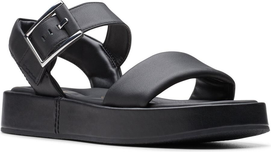 Clarks Sandalen Alda Strap sandaal flats met plateausool