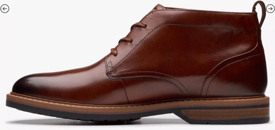 Clarks Shoes Aldwin Chukka Laarzen Bruin Man