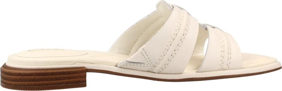 Clarks Shoes Ariany Mule Sandalen Wit 1 2 Vrouw