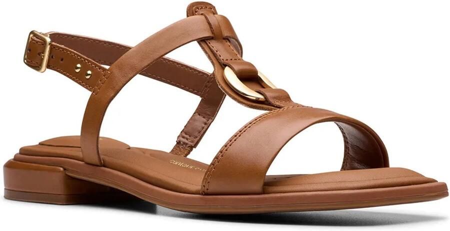 Clarks Shoes Ariany Sling Sandalen Bruin Vrouw