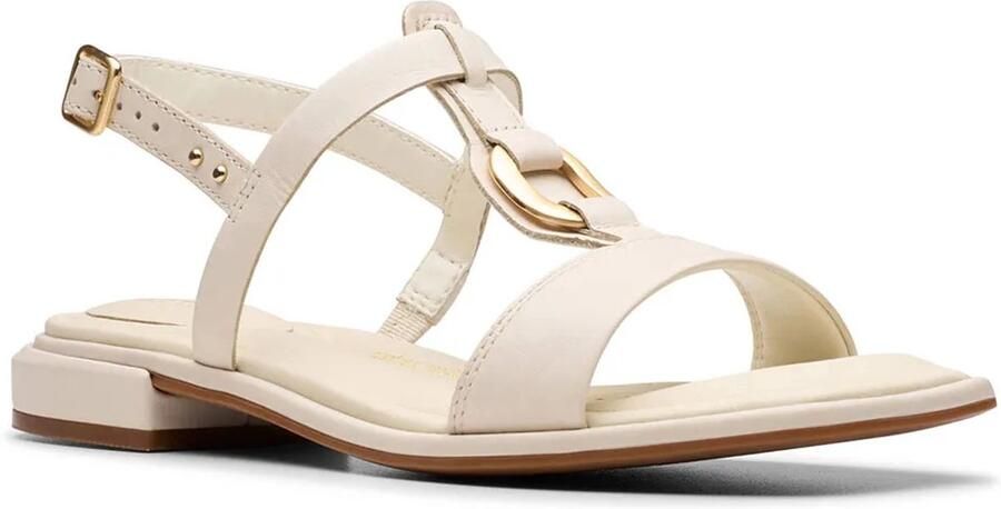 Clarks Shoes Ariany Sling Sandalen Wit Vrouw