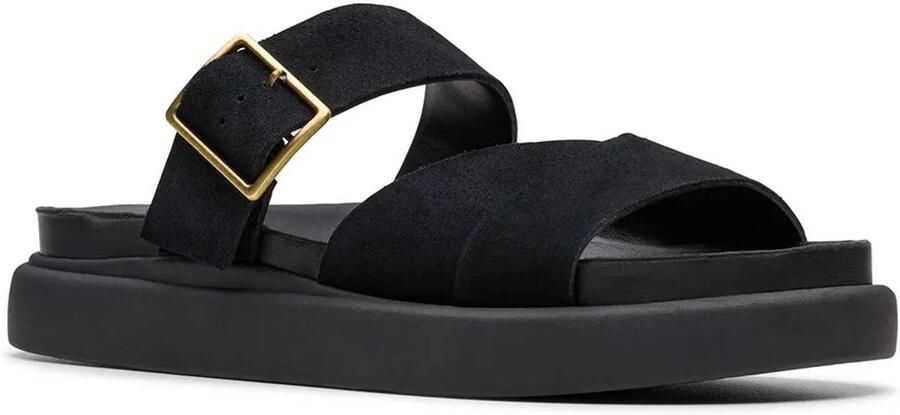 Clarks Shoes Aristella Mule Sandalen Zwart Vrouw