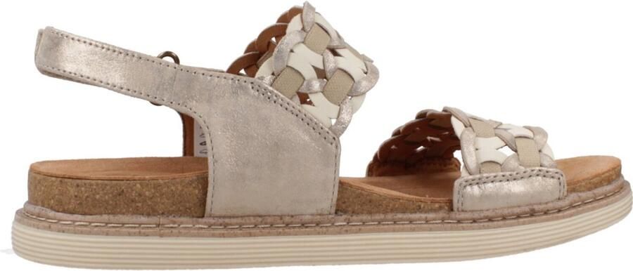 Clarks Shoes Arwell Glide Sandalen Beige Vrouw