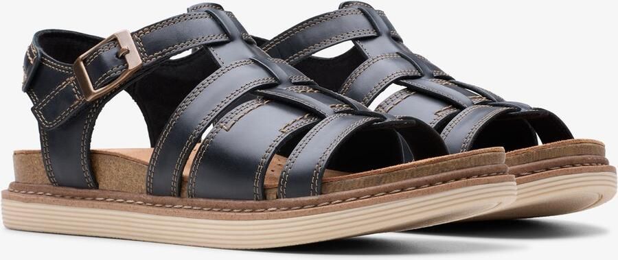 Clarks Shoes Arwell Sun Sandalen Zwart Vrouw
