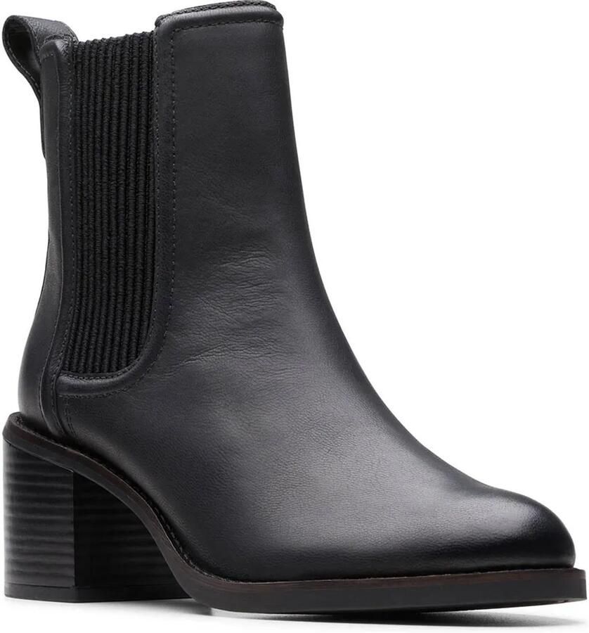 Clarks Shoes Chamberly Top Booties Zwart Vrouw