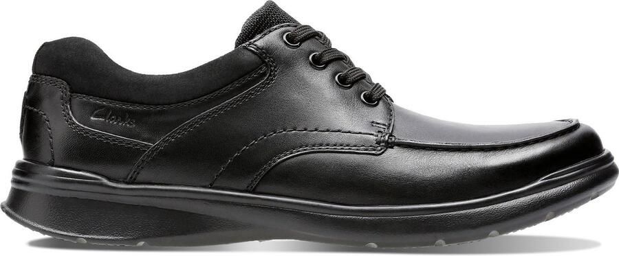 Clarks Veterschoenen Cotrell Edge Comfort schoen lage schoen met gewatteerde schachtrand