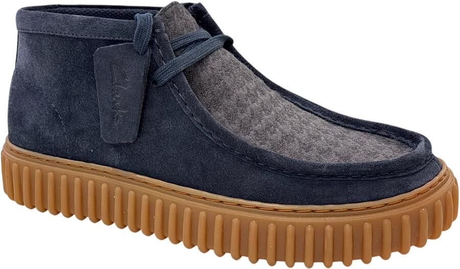 Clarks Shoes Clarks Veterschoen Blauw