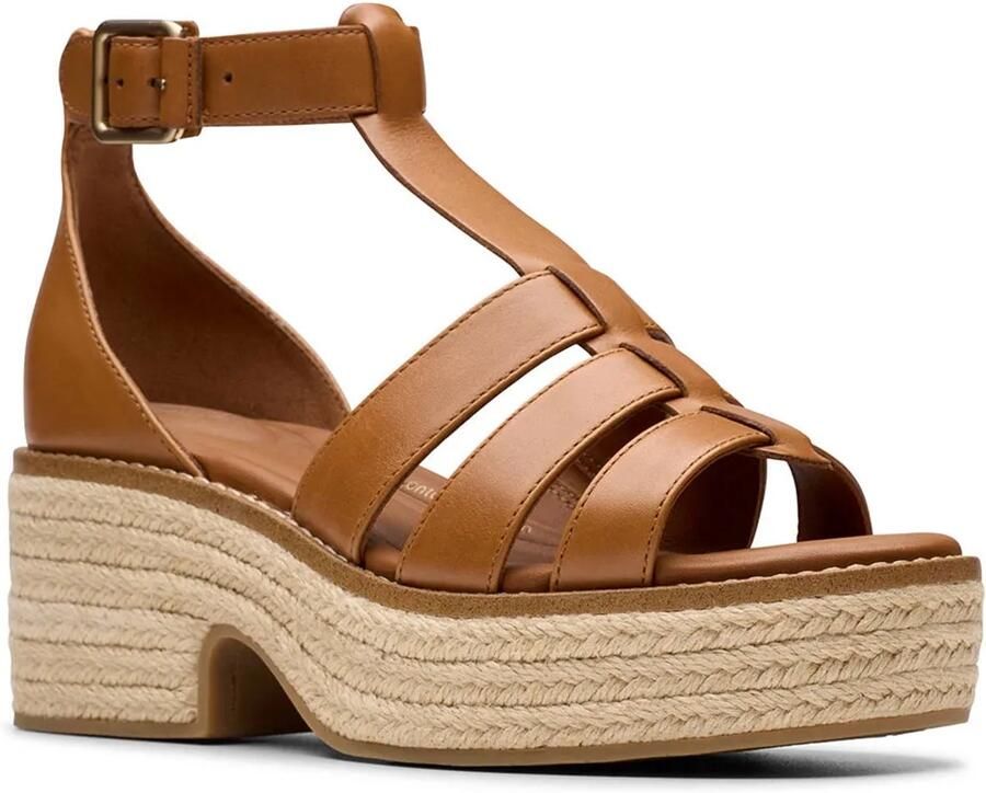 Clarks Shoes Coledale Sun Sandalen Bruin Vrouw